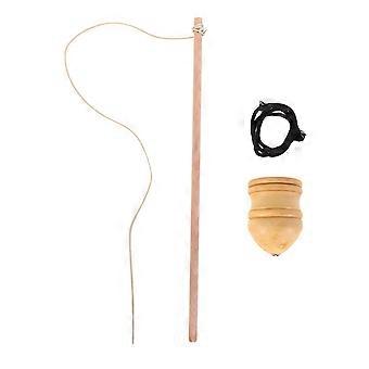 Kreisel aus Holz für Kinder – Fördert die Hand-Augen-Koordination – 1 Set