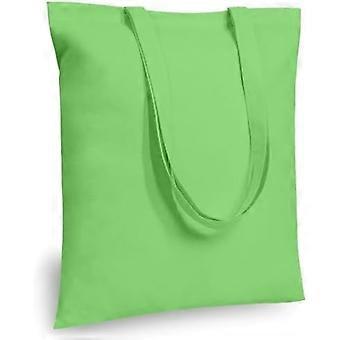 12-pack gröna bomullstygkassar, 40x43 cm – Lätta, återanvändbara, gör-det-själv-/reklam-/presentanvändning, kompatibla med miljövänliga kampanjer
