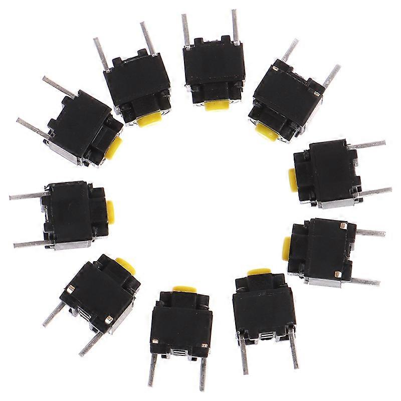 10pcs Mute Button 6/6/7.3mm Silent Switch Micro Mouse Button Switch