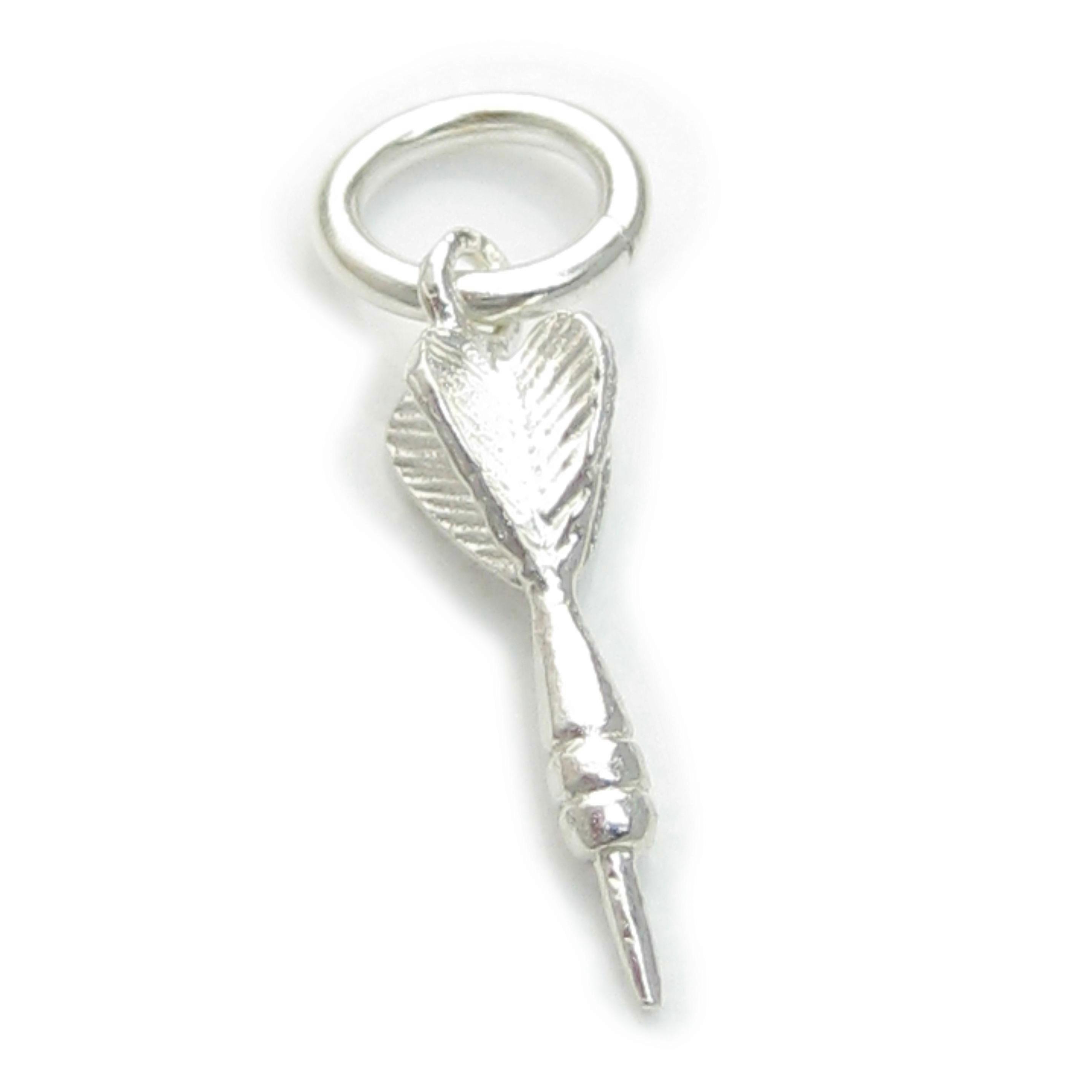 Dart TINY sterling silver charm .925 x 1 Darts charms