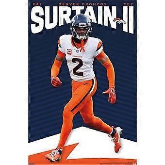 DENVER BRONCOS - PAT SURTAIN II Quebra-cabeças de madeira - 26734 -A1737