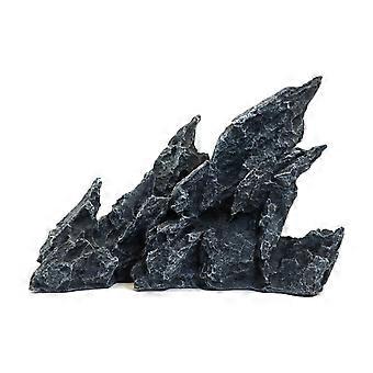 Artificial Rock Hide Cave Mountain Underwater Fish Tanks Ornament Landscaping Craft Living Room Resins Aquariums Rock Multicolor