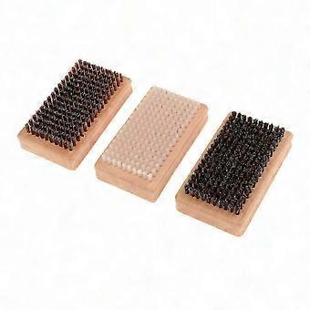 Lot de 3 brosses à farter de voyage compatibles avec l'entretien des skis et des snowboards