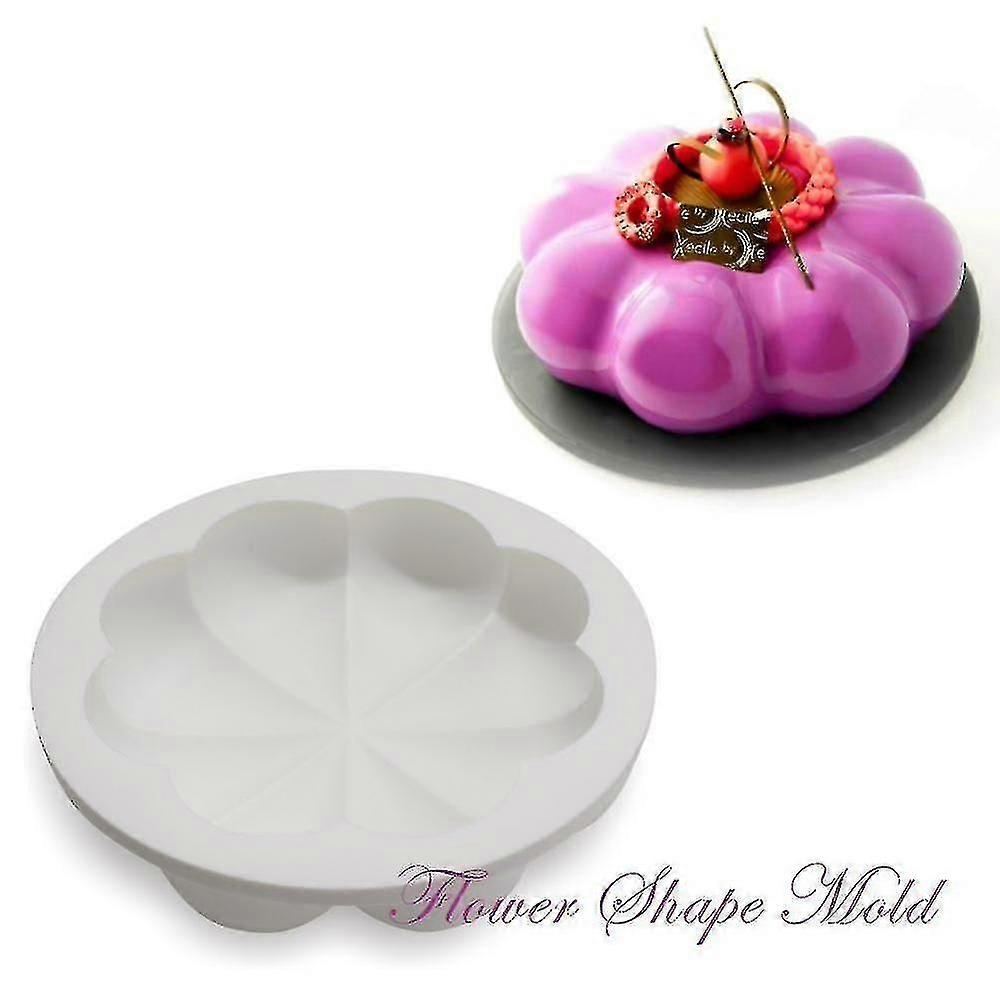 8-petal Flower Shape Silicone Mold