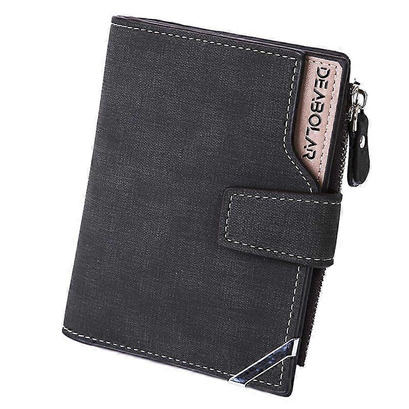 Canvas Pattern Multifunctional Medium Long Wallet