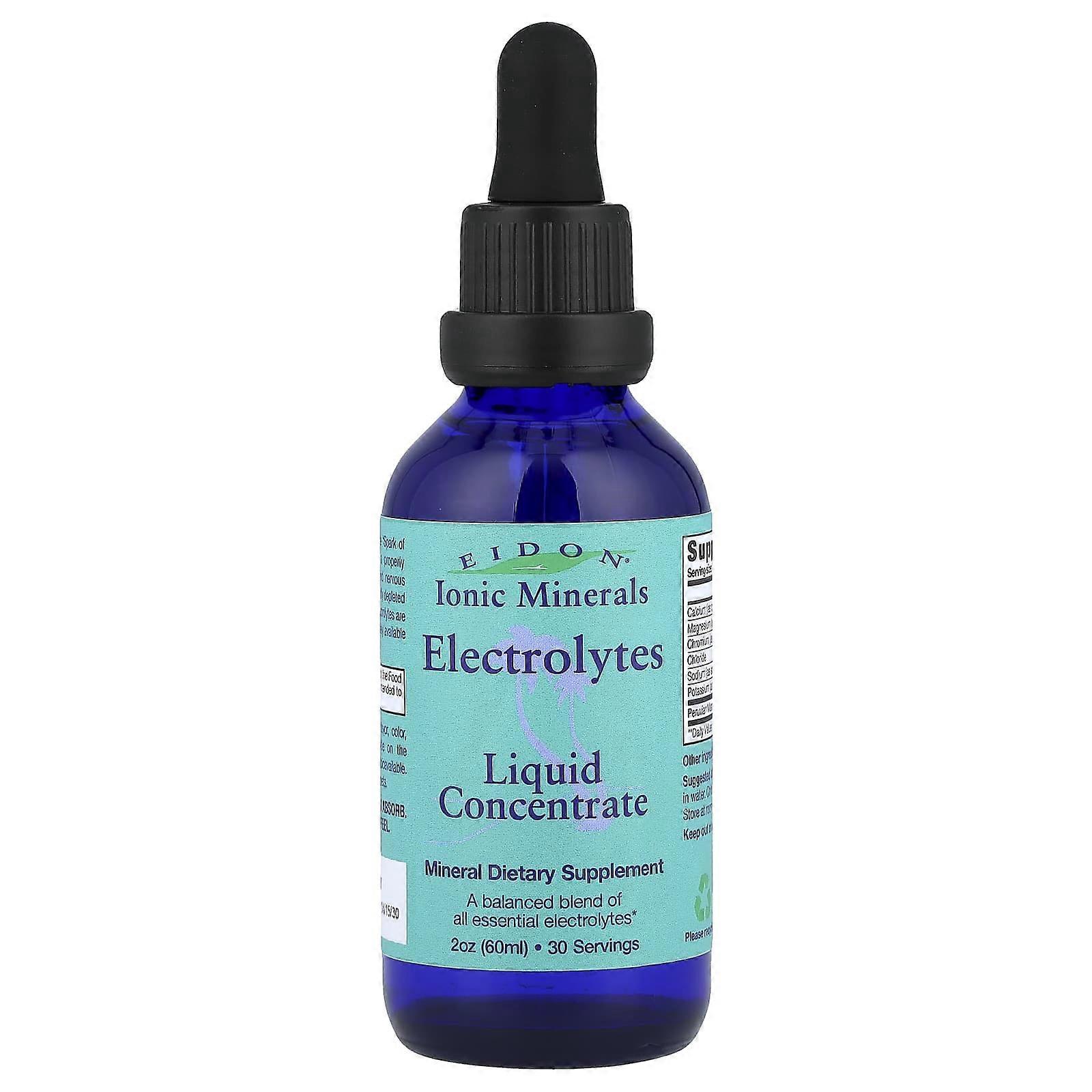 Eidon Ionic Minerals, Electrolytes, Liquid Concentrate, 2 oz (60 ml)