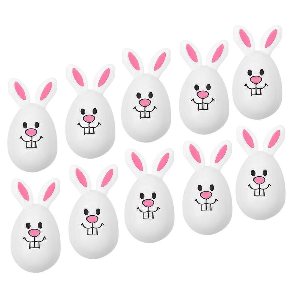 10pcs Fillable Easter Eggs Rabbit Shape Eggs Openable Eggs Fillable Eggs Candy Holder