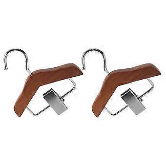 2pcs Non Slip Pet Clothes Hangers for Cats and Dogs Apparel Racks Clothing Display
