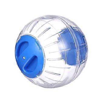 UEETEK Transparenter Haustier-Hamster-Gymnastikball Mini-Trab-Plastikspielzeug (Blau)