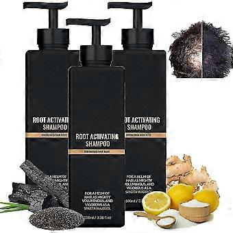 Root Activator Shampoo, Mane Root Activator Shampoo, Shampoo Root Activator Promotes Hair Growth For Men Hair Thickening Shampoo - SS