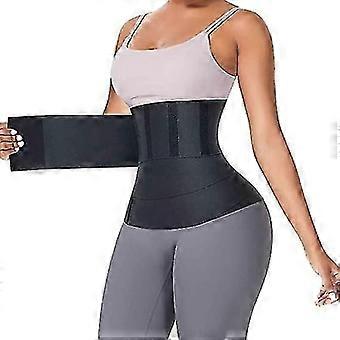 Taillentrainer für Frauen unsichtbarer Wrap Taillentrainer Bauchwickel Taillentrimmer Gürtel verstellbarer Fitnessraum Training Beltu