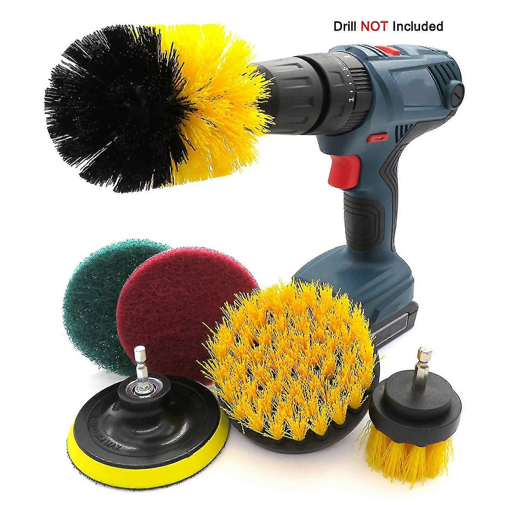Brush Accessory Cordless Screwdriver Set 4 Brushes, Soft Bristles