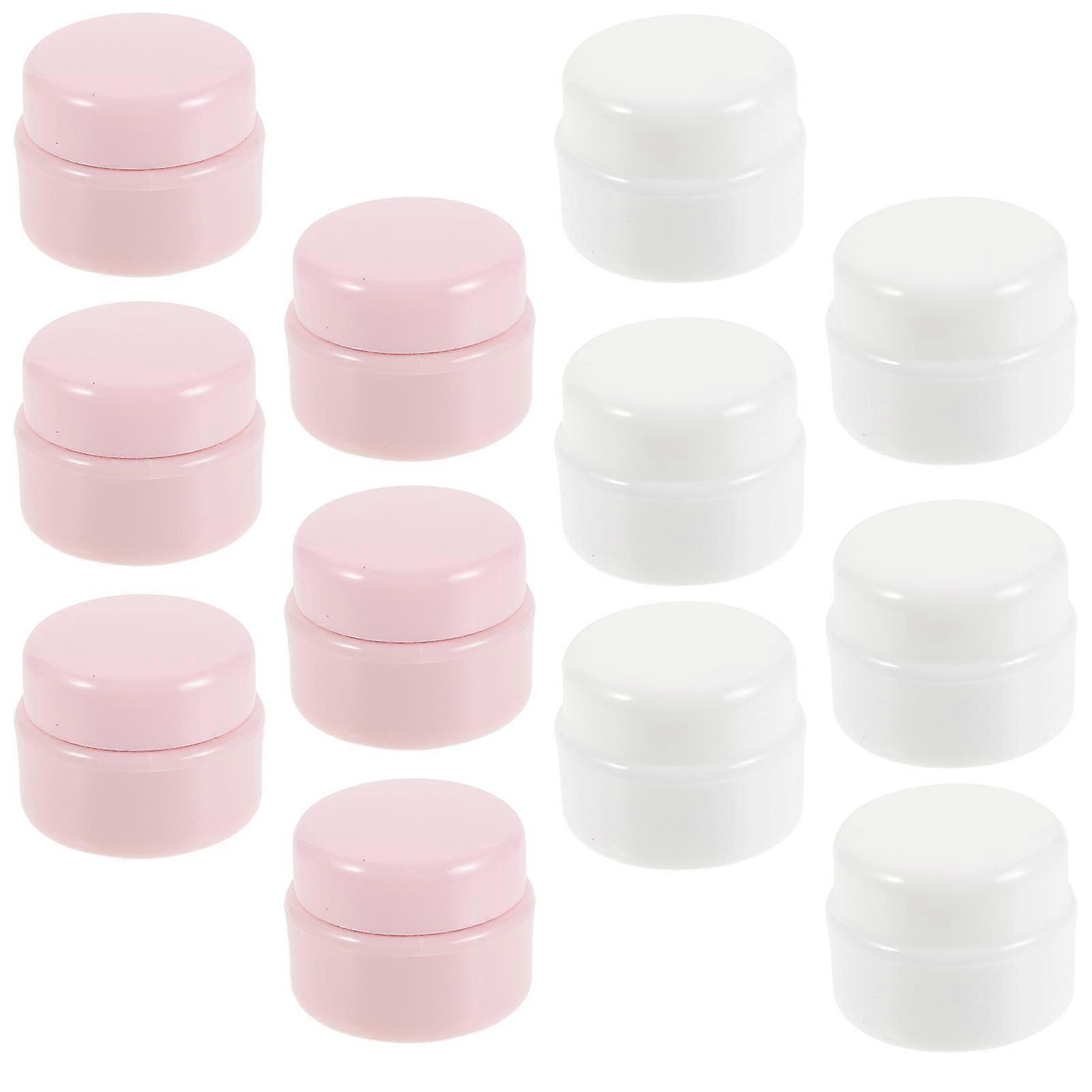 Refillable Plastic Cosmetic Box Small Makeup Container for Storage 12Pcs