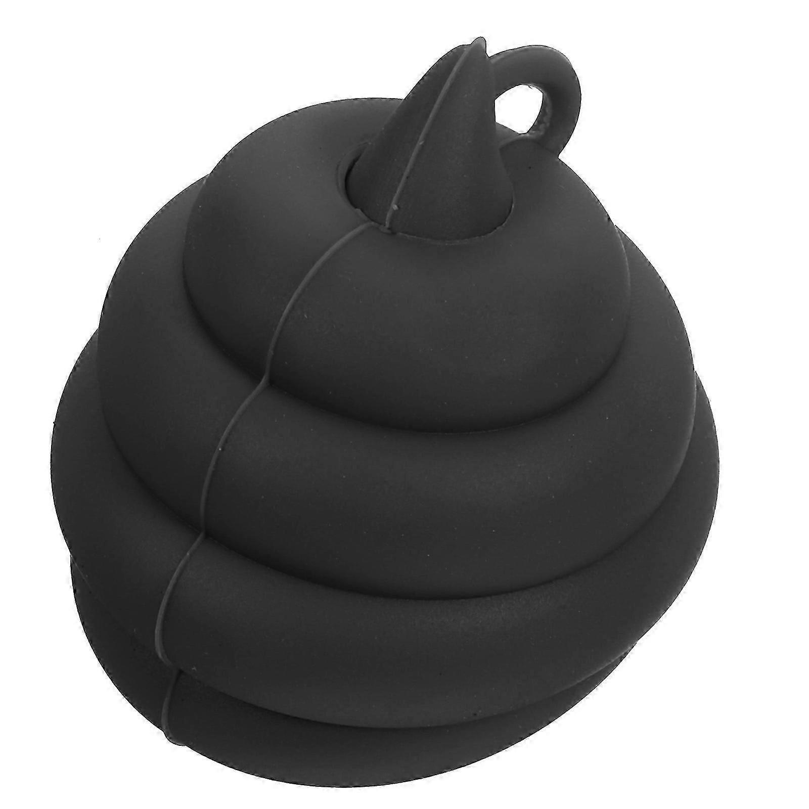 Black Silicone Toothpaste Cap Dispenser Tool for Home Use