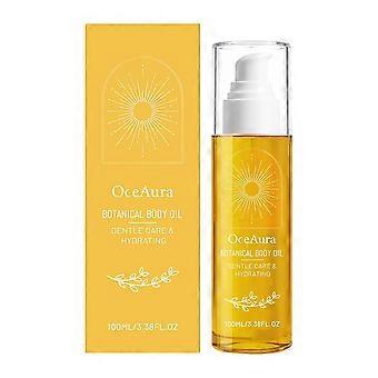 Natural Plant Essential Oil Body Oil with Antioxidants for Nourishing Dry Skin, 100ml Vegan Formula for Massage and Moisturizing