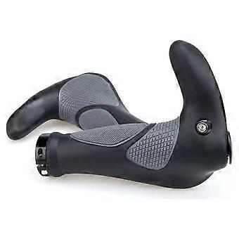 Ergonomische fietsgrepen met bredere grip, rubberen handvatten voor mountainbikes en racefietsen, universele fietsstuurgrepen met stuuruiteinden.