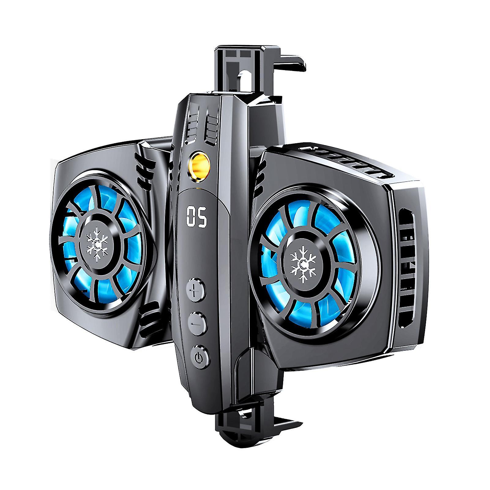 K4 Phone Cooler Quick Cooling Semiconductor Refrigeration Portable Digital Display Mobile Phone Tablet Cooling Clip For Live Streaming