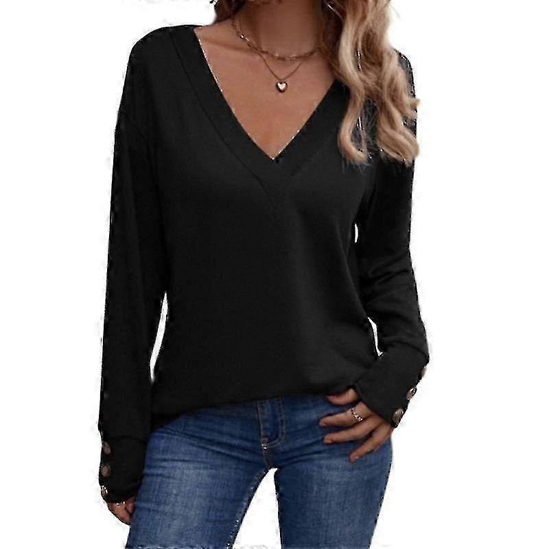 Basic V-Neck Women's Tee with Sleeveless Design