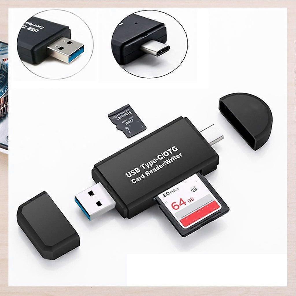 Card Reader USB C USB Micro USB Card Reader Solid Metal Outer Shells Universal Compatibility Multiple Option Types