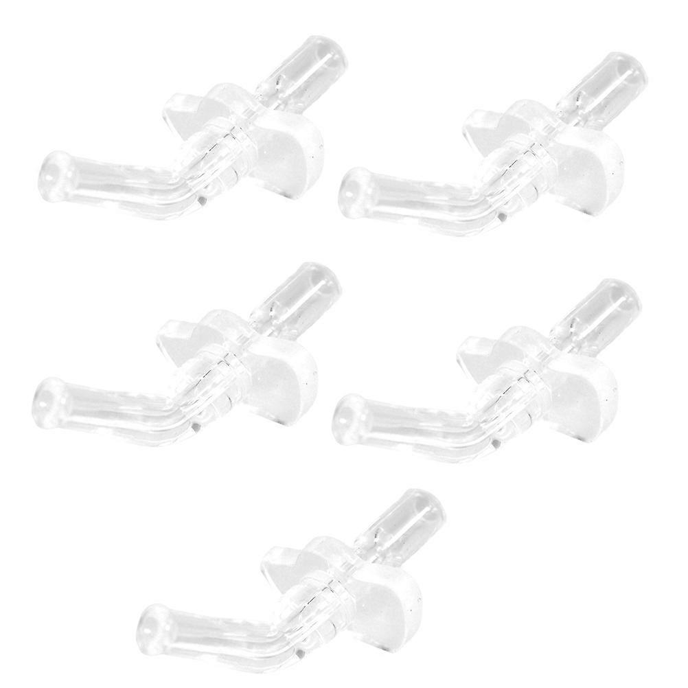 Transparent Silicone Straw Tips Accessory for Drinking Straw 5Pcs Set