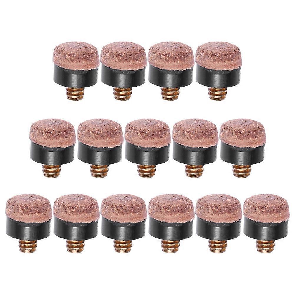 30 Pcs Cue Tips 10mm Billiard Cues Tips Replacement Screw-on Tips Accessories