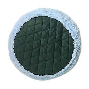 Hamster Pad for Ergonomic Warm Sleep Blue Round Bed Mat