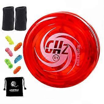 For Kids & Beginners: D1 GHZ Professional Responsive Looping Yoyo with Yoyo Strings, Finger Cot & Yoyo Bag