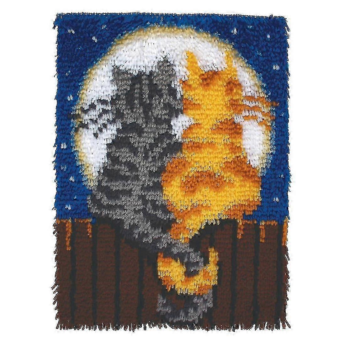 Moonlight Meow Door Latch Hook Set