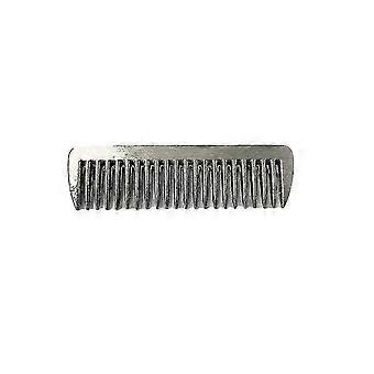 Pettine in alluminio argento 3 1/2'
