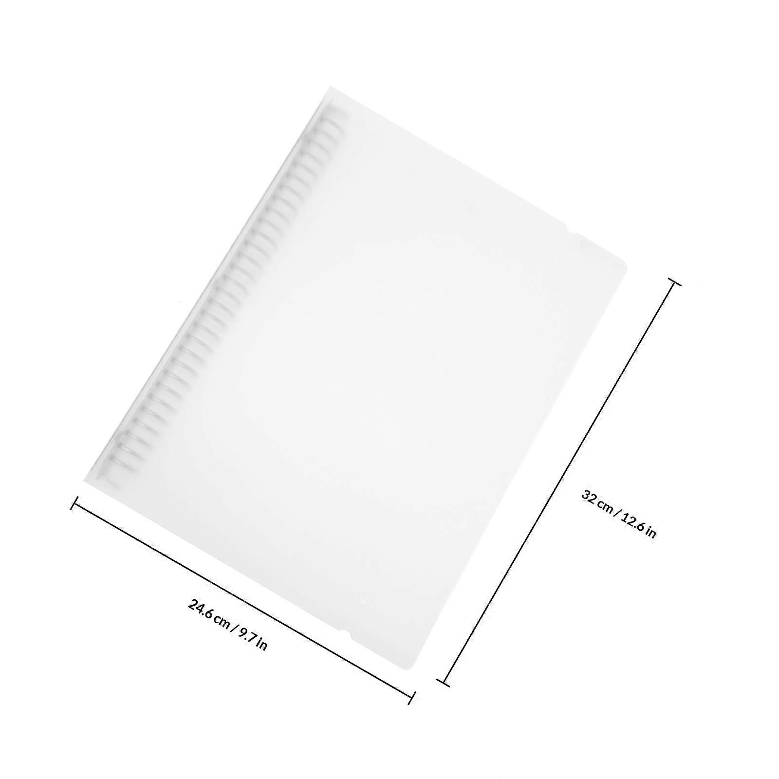 Handbook Protector Loose Leaf Binder Cover for Protecting Use Refillable Notebook