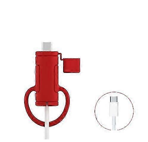 2 in 1 Data Cable Protector Cover, Charger Cable Protector, Universal Mini Data Cable Protective Cover,USB Cable Protector for Most Mobile Phone Cable