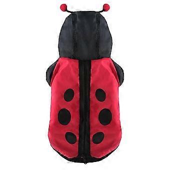 1Pc Pet Ladybird Costume Festival Party Dog Cat Cosplay Clothes Pet Supply