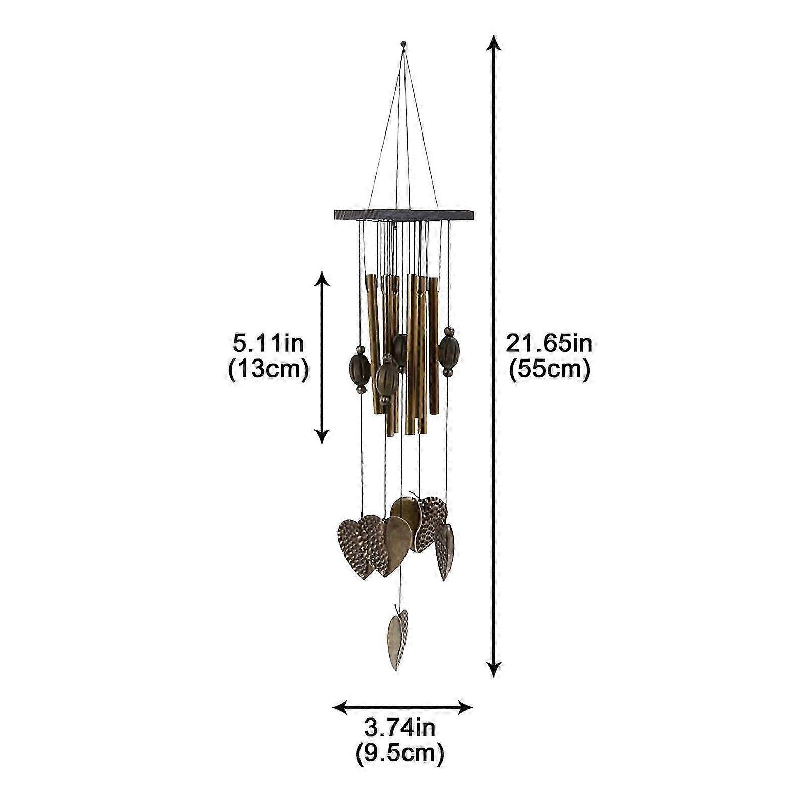 Artistic Hand-Painted Wind Chimes