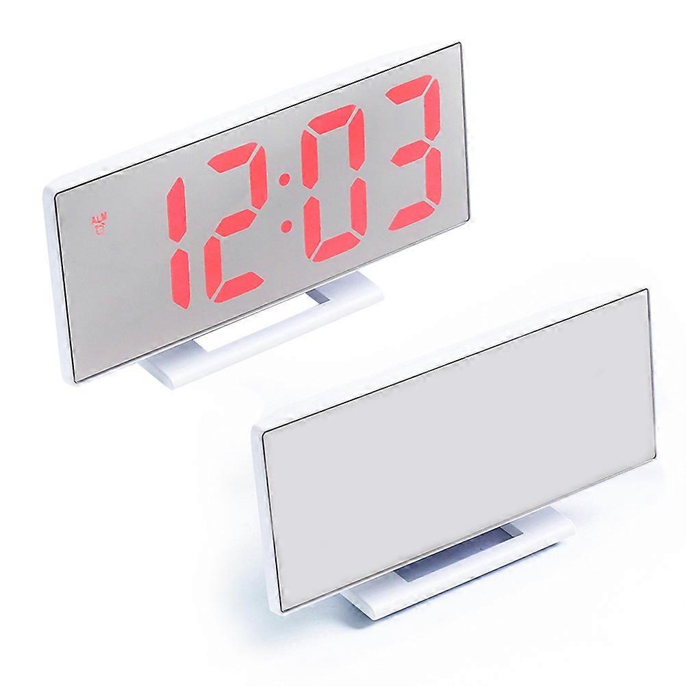 Bedside Alarm Clock Digital Led Display Temperature Date Mode Selection Power Saving 1Pcs