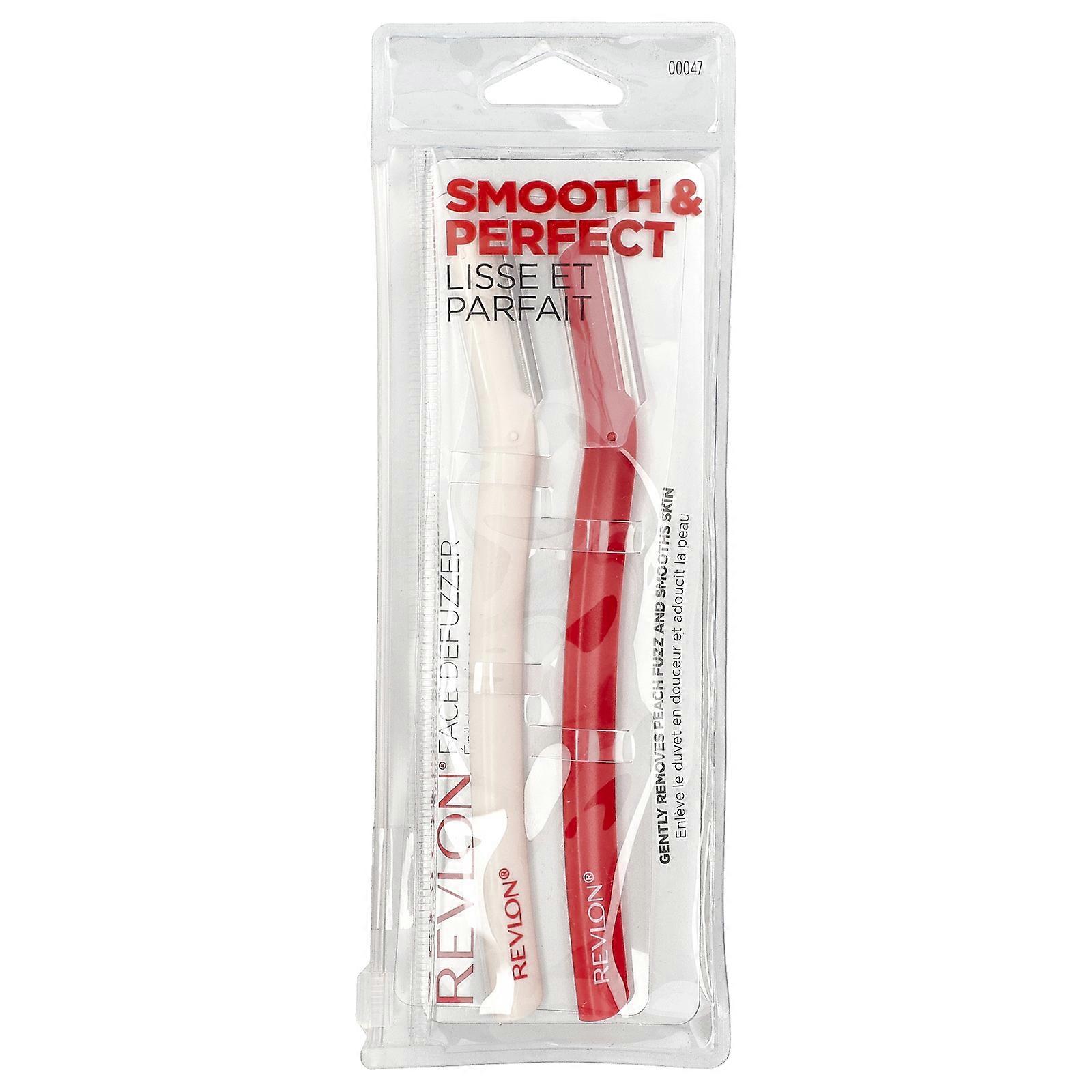 3 x Revlon, Face Defuzzer, Smooth & Perfect, 2 Count