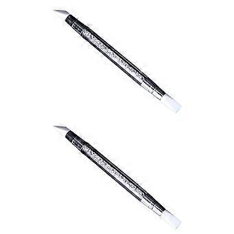 Silicone Head Nail Pen Nail Art Carving Tool Set for 2Pcs Professional DIY