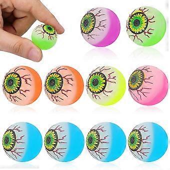 Scary Eye Balls Bouncy Balls 10Pcs Halloween Set