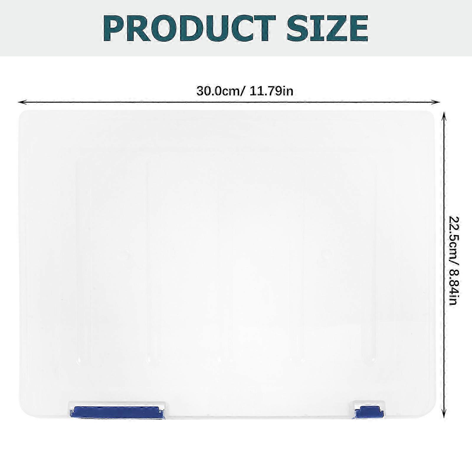 Scrapbook Paper Storage Case Portable Project Case Office Plastic Document Holder