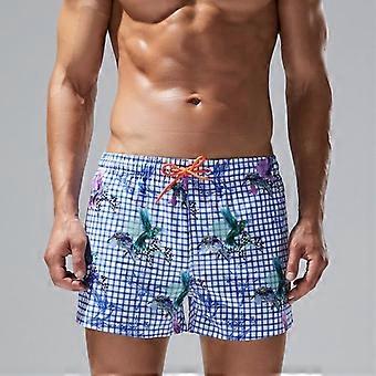 Mens Quick-Dry Beach Shorts Swim Trunks Lightweight Boardshorts Surfing Diving Water Sports