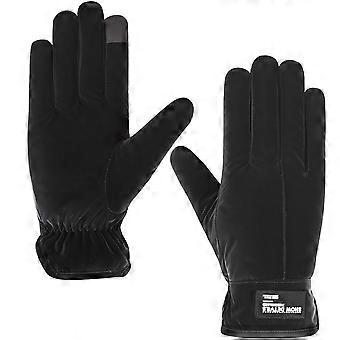 Simple Keep Warm Snowboard Gloves Windproof Waterproof Cycling Mittens Thicken Touch Screen Men Skiing Gloves Ski