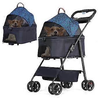 Opvouwbare Huisdierenbuggy - Hondenbuggy - Hondenwagen - Wandelwagen