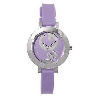 D&g hoop-the Quartz Analog Woman Watch with Cowskin Bracelet DW0668