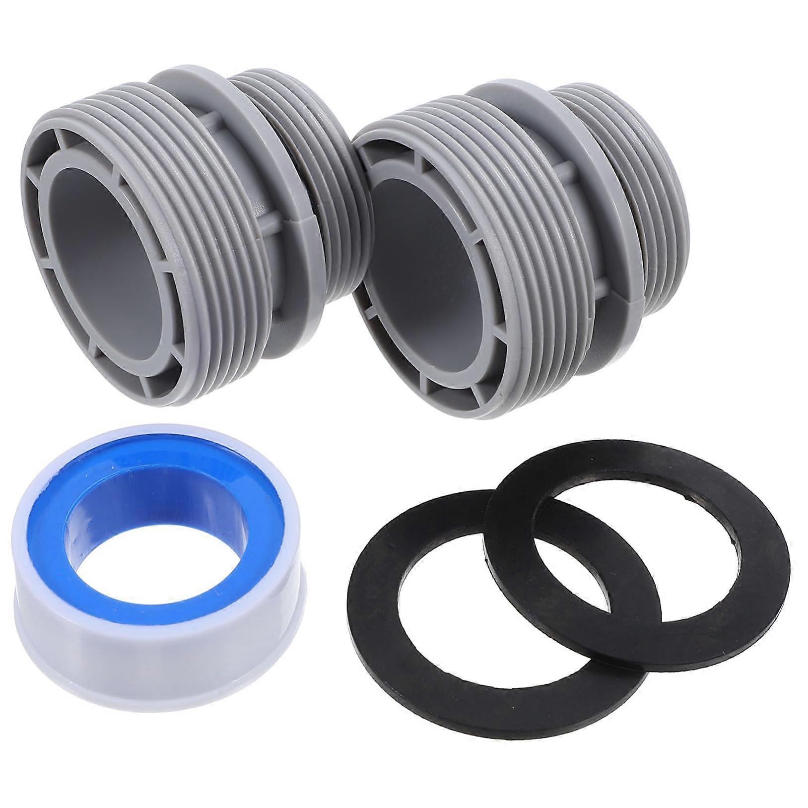 Sturdy Pool Filter Pump Hose Adapter Set, Quick Leak Connection, Easy Installation, Universal Fit