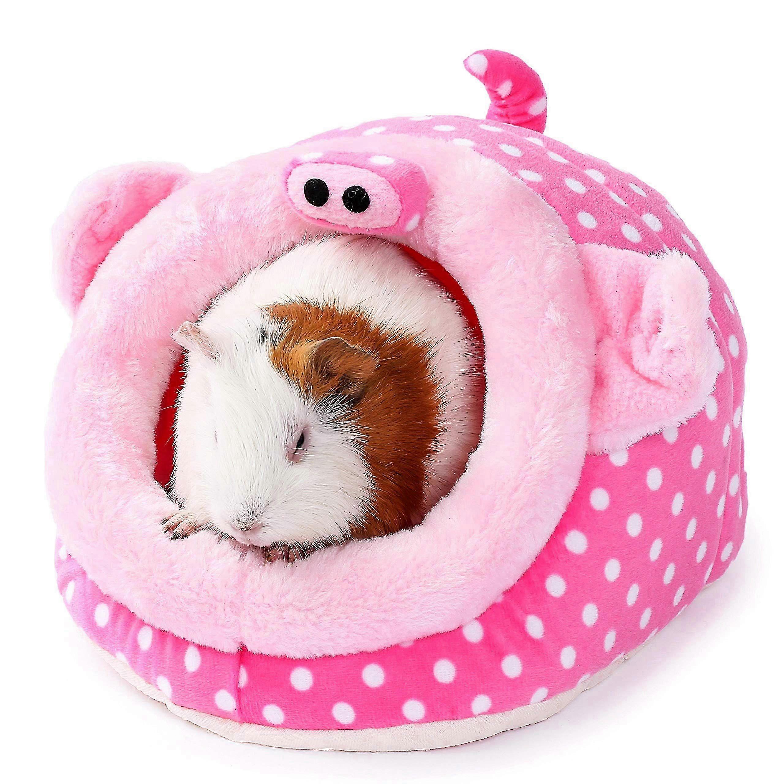 Small Animals Bed compatible with Guinea Pig Washable Pig Shape