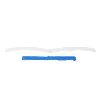 DIY Hair Cutting Guide Professional Hair Bang Level Ruler Hair Trimmer Comb Guide (White Blue)