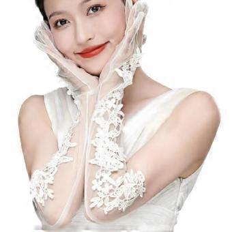 2pack Themed Event Arm Sleeves Stretchable Flower Oversleeves Mesh Sleeves for Social Gatherings