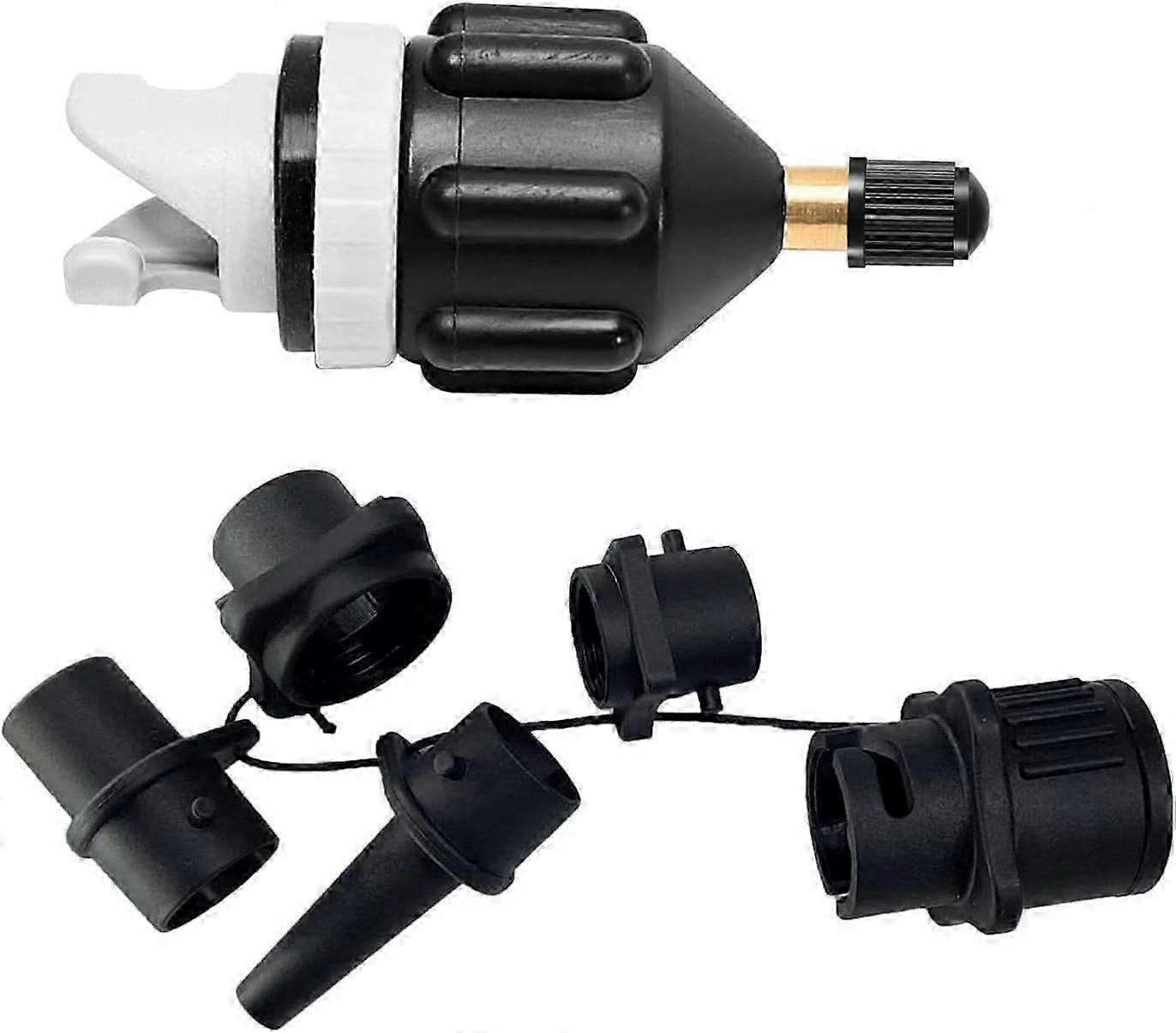 4-Nozzle SUP Pump Air Valve Adapter Kit