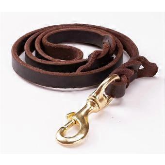 Classic Braided Leather Training Leash