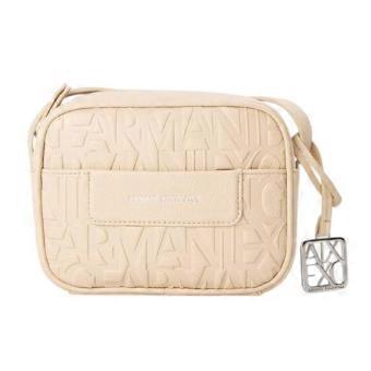 Armani Exchange Unisex Adult All Over Logo Messenger Bag