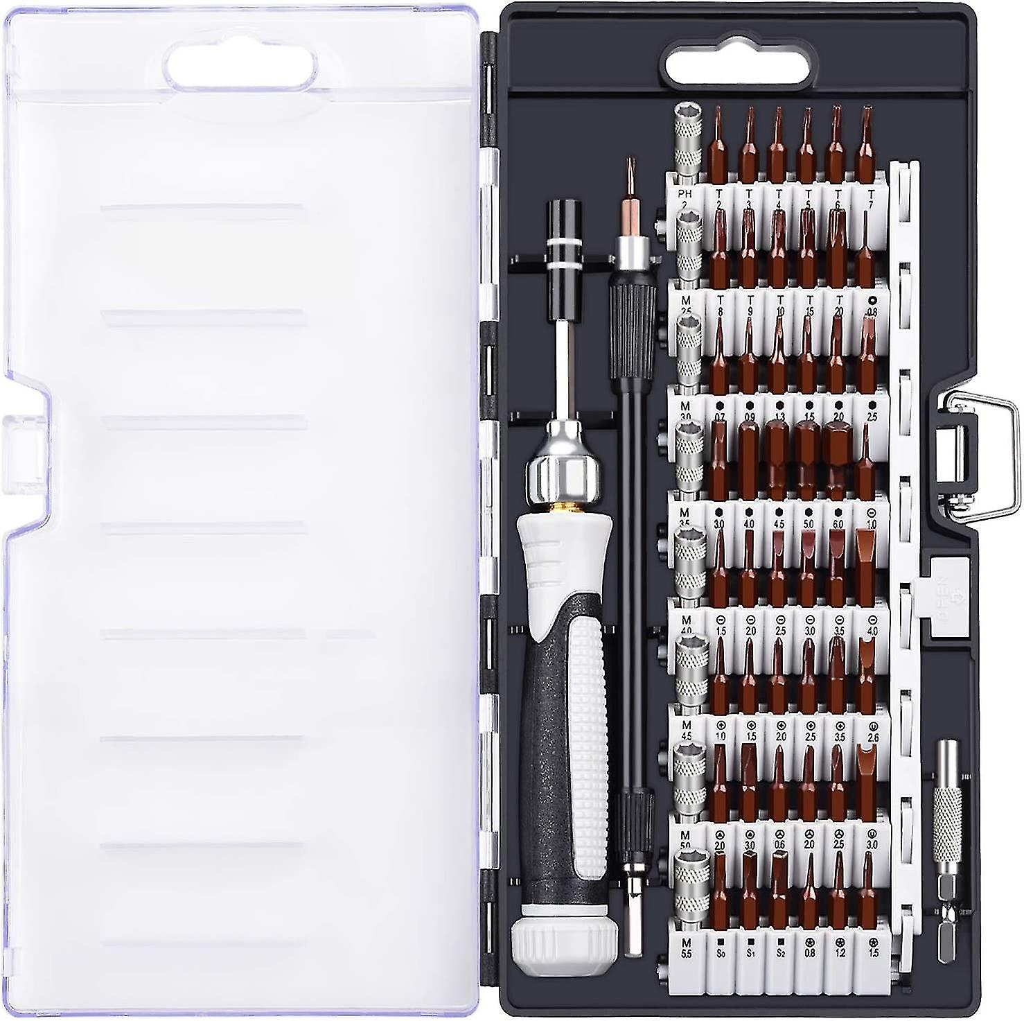 60 In 1 Magnetic Precision Screwdriver Kit [s2 Update], Screwdriver Repair Tools, Multi-function Screwdriver Set For Smartphone/game Console/glasses/l